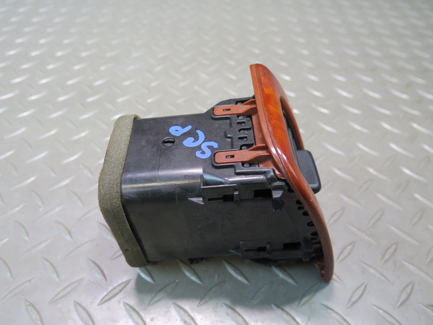 02-05 Lexus SC430 Dash Center Left Right A/C Heater Air Vent w Wood Trim Set OEM