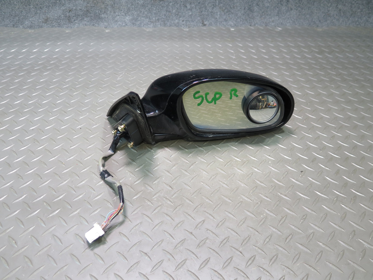 02-05 Lexus SC430 Right Door Side View Exterior Heated Memory Mirror Black OEM