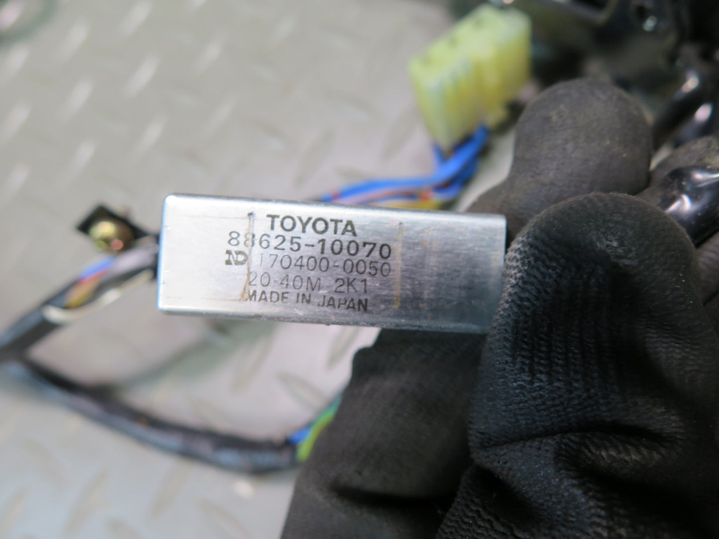 86-92 Toyota Supra MK3 Heater Core Vent Flap Actuator Sensor Set w Wire 51K OEM