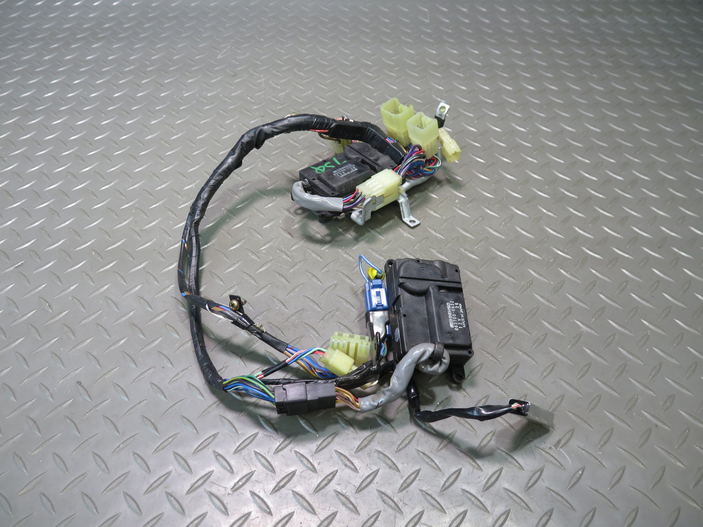 86-92 Toyota Supra MK3 Heater Core Vent Flap Actuator Sensor Set w Wire 51K OEM