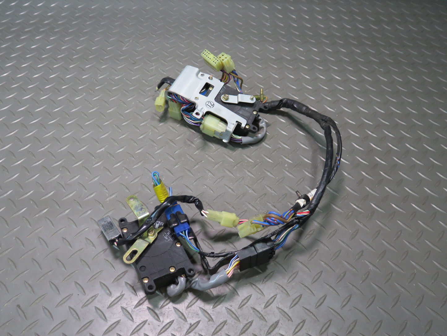 86-92 Toyota Supra MK3 Heater Core Vent Flap Actuator Sensor Set w Wire 51K OEM