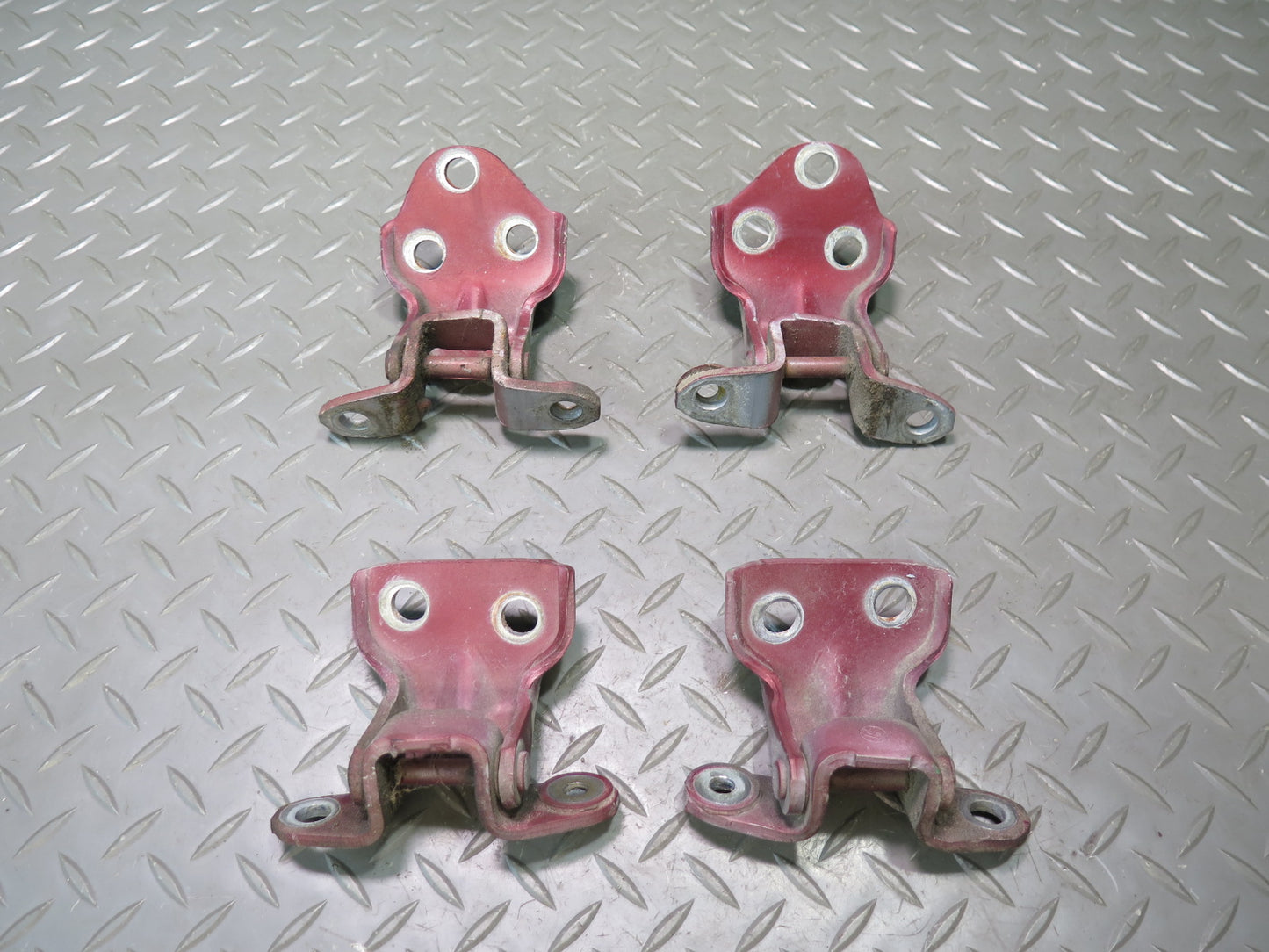 86-92 Toyota Supra MK3 MA70L Left & Right Door Upper & Lower Hinge Set RED OEM