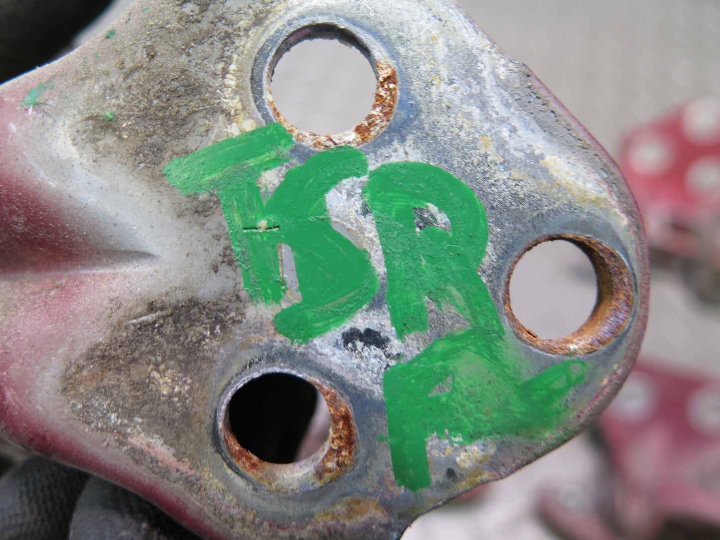 86-92 Toyota Supra MK3 MA70L Left & Right Door Upper & Lower Hinge Set RED OEM