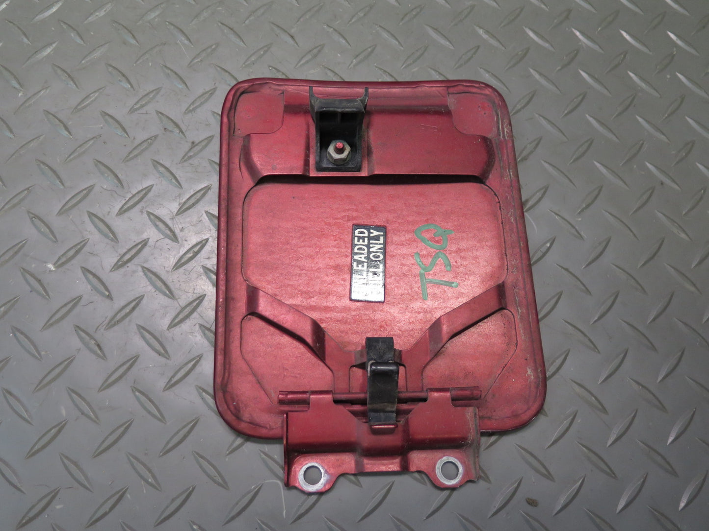 89-92 Toyota Supra MA70L Fuel Tank Filler Door Lid Cover Medium RED Pearl OEM