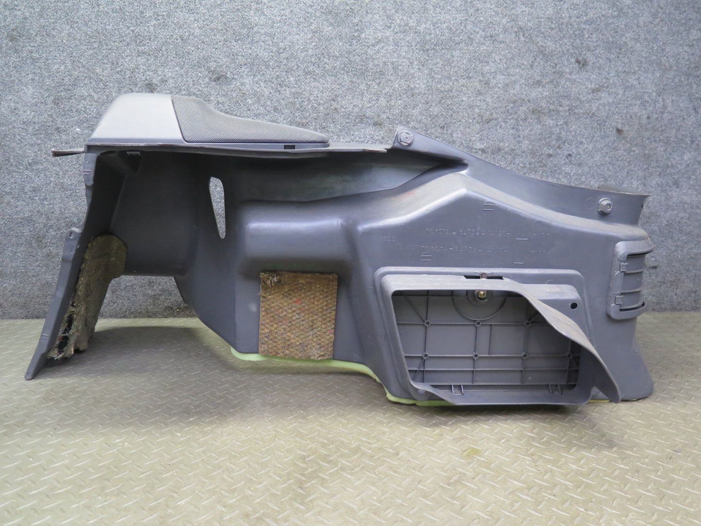 89-92 Toyota Supra MK3 Targa Rear Left Quarter Trunk Trim Cover Panel Gray OEM