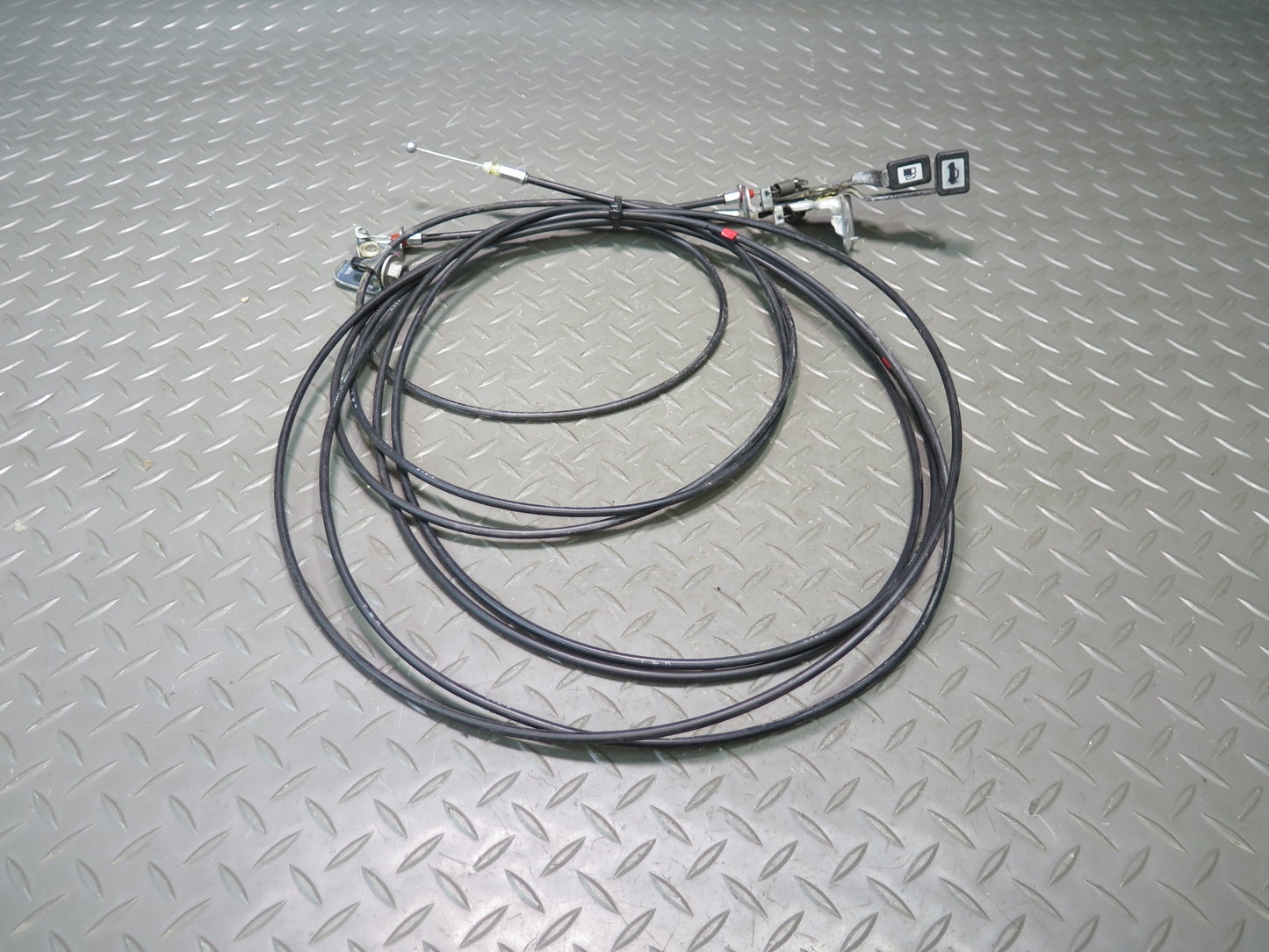 86-92 Toyota Supra MK3 Fuel Door Trunk Open Release Handle Cable OEM