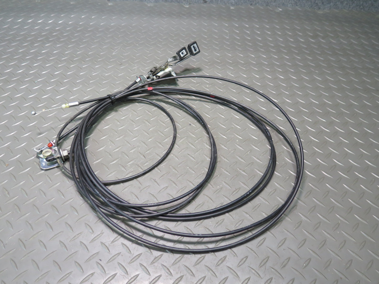 86-92 Toyota Supra MK3 Fuel Door Trunk Open Release Handle Cable OEM