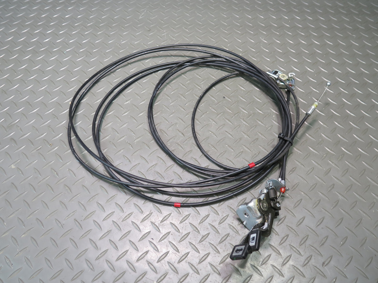 86-92 Toyota Supra MK3 Fuel Door Trunk Open Release Handle Cable OEM