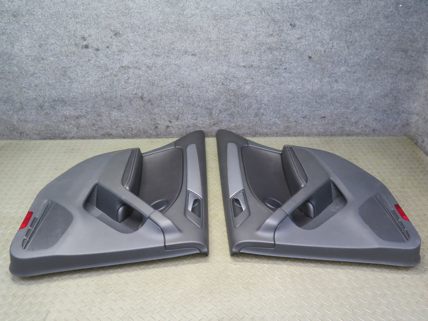 12-13 VW Golf R MK6 4DOOR Rear Left & Right Interior Trim Panel Set Black OEM