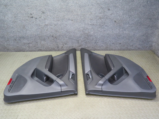 12-13 VW Golf R MK6 4DOOR Rear Left & Right Interior Trim Panel Set Black OEM
