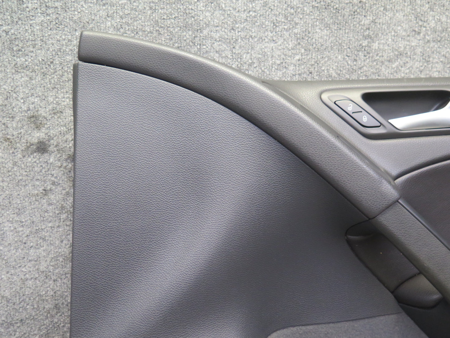 12-13 VW Golf R MK6 4DOOR Front Left & Right Interior Trim Panel Set Black OEM