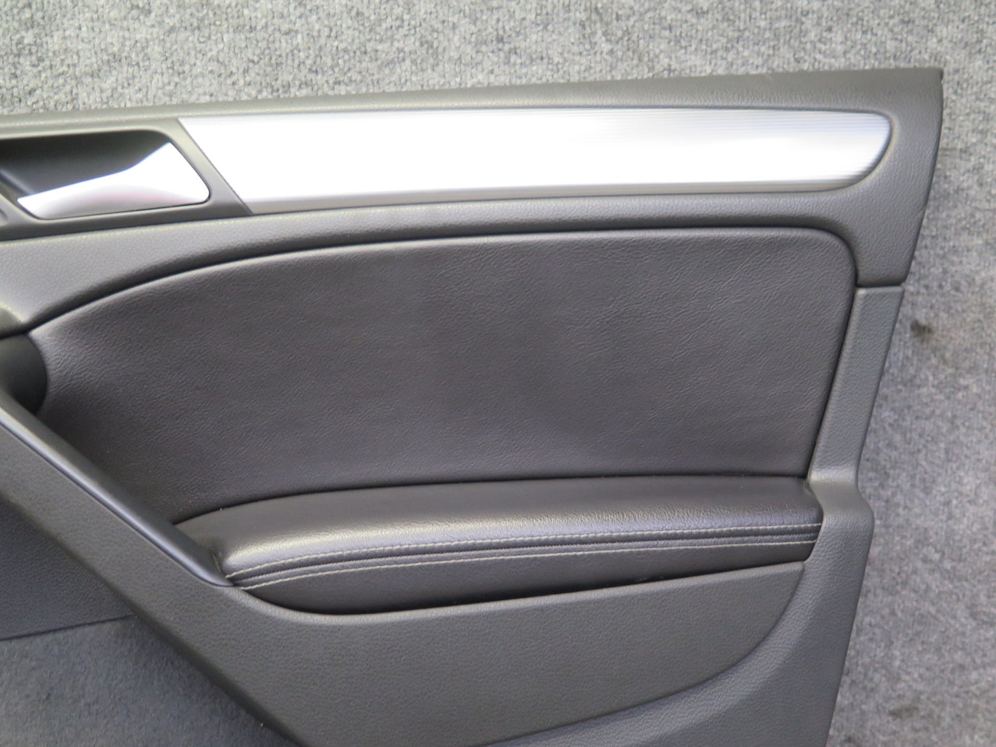 12-13 VW Golf R MK6 4DOOR Front Left & Right Interior Trim Panel Set Black OEM