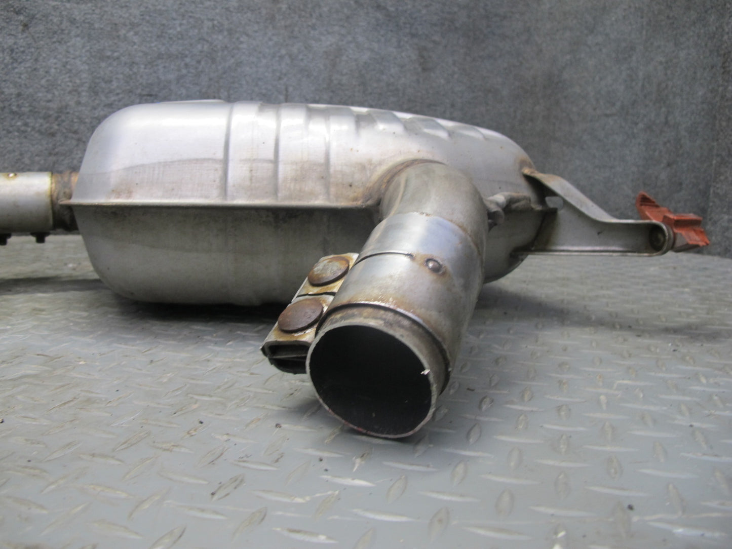 11-13 BMW E92 E93 335i N55 Set of 2 Rear Left & Right Exhaust Muffler w Tips OEM