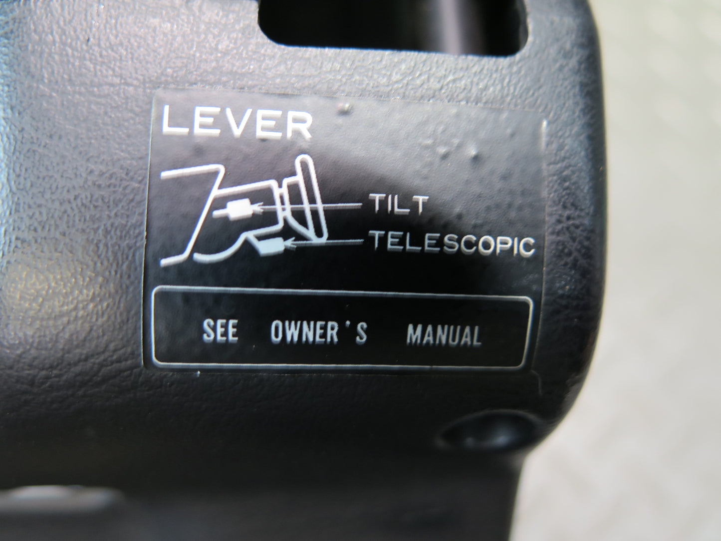 86-92 Toyota Supra MK3 AT Steering Column Cover Trim Black OEM