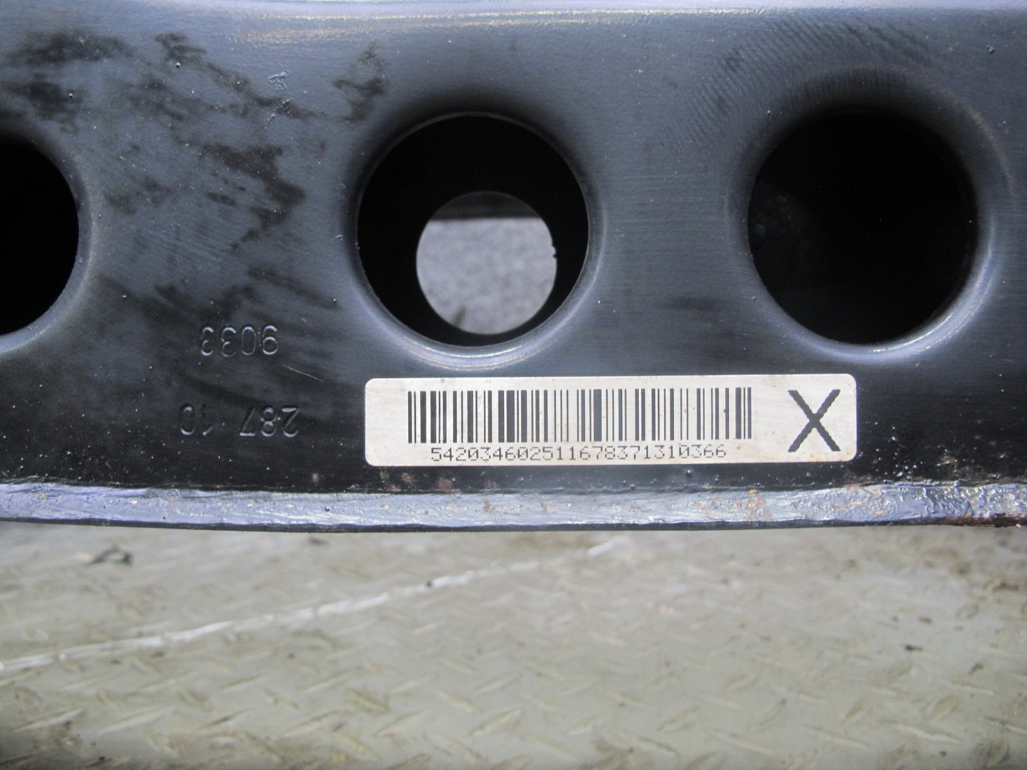 07-13 BMW E90 E92 E93 335i RWD Rear Suspension Crossmember Subframe Carrier OEM