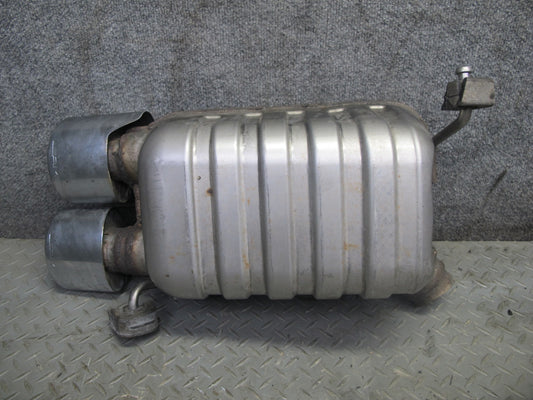 05-11 Mercedes R171 SLK55 AMG Rear Right Exhaust Muffler w Tips 1714910701 OEM