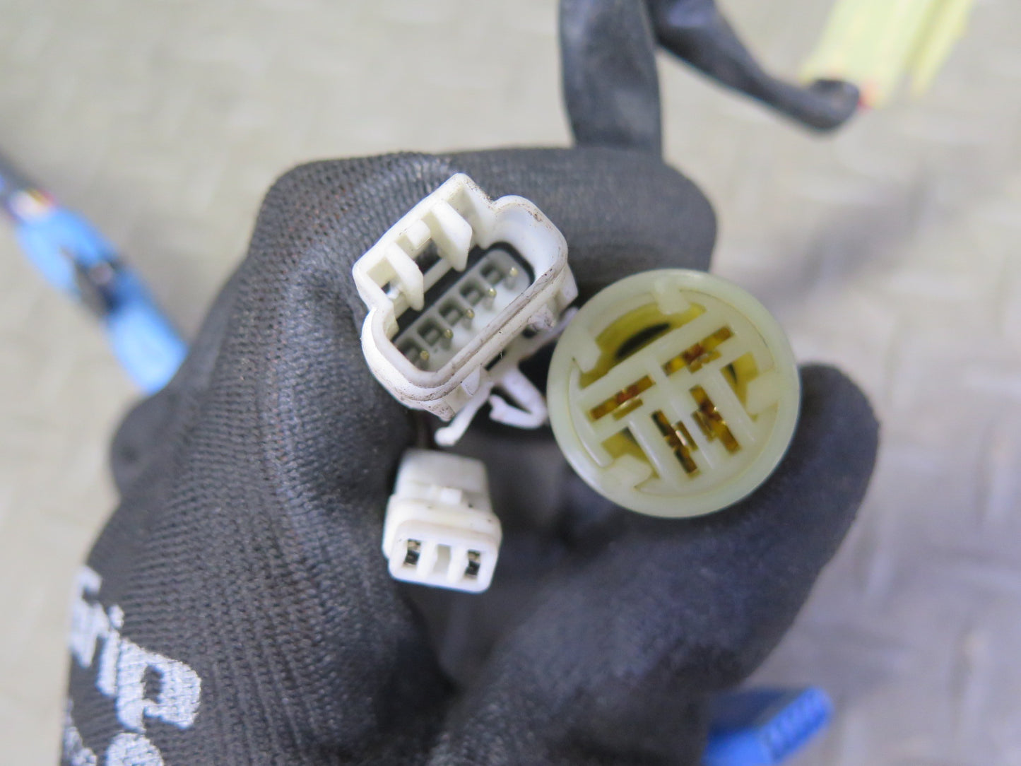 86-92 Toyota Supra MA70L Set of 2 Left & Right Door Wire Wiring Harness OEM