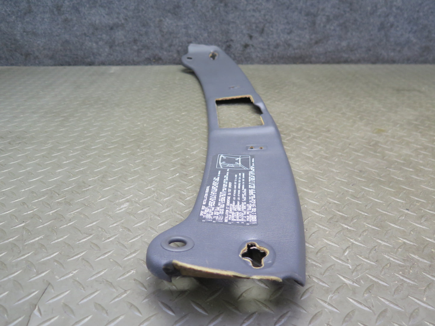 86-92 Toyota Supra MA70L Targa Front Upper Headliner Trim Cover Panel Gray OEM
