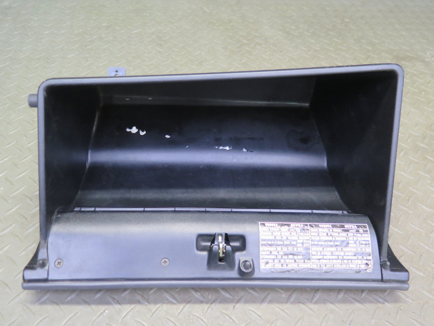 89-92 Toyota Supra MA70L Dash Glove Box Compartment Storage Door Lid OEM