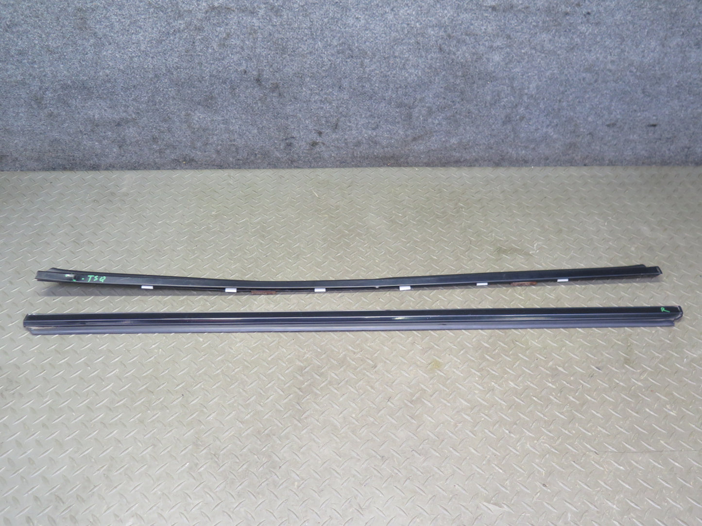 86-92 Toyota Supra MA70L Set of 2 Door Window Weatherstrip Molding OEM