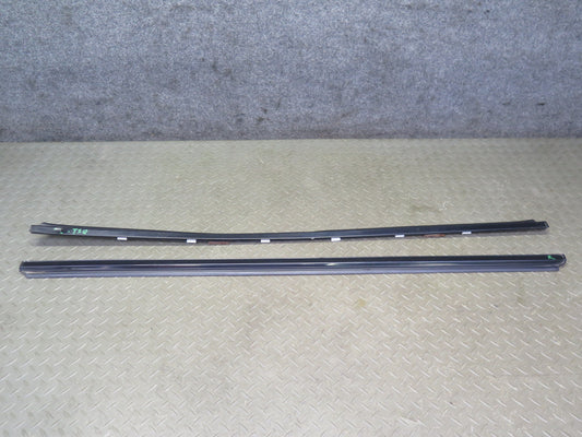 86-92 Toyota Supra MA70L Set of 2 Door Window Weatherstrip Molding OEM