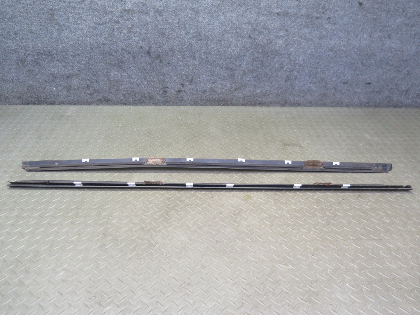 86-92 Toyota Supra MA70L Set of 2 Door Window Weatherstrip Molding OEM