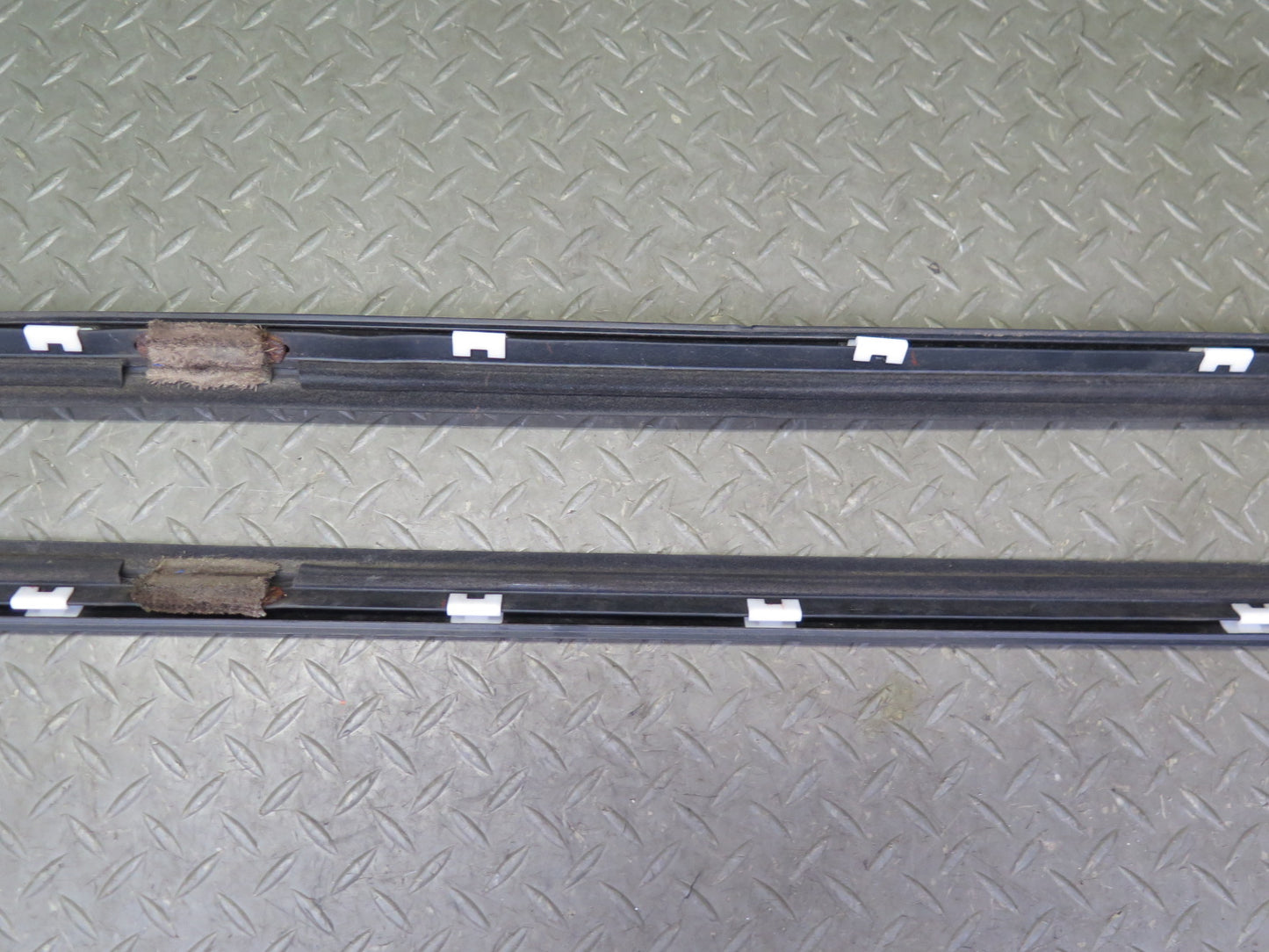 86-92 Toyota Supra MA70L Set of 2 Door Window Weatherstrip Molding OEM