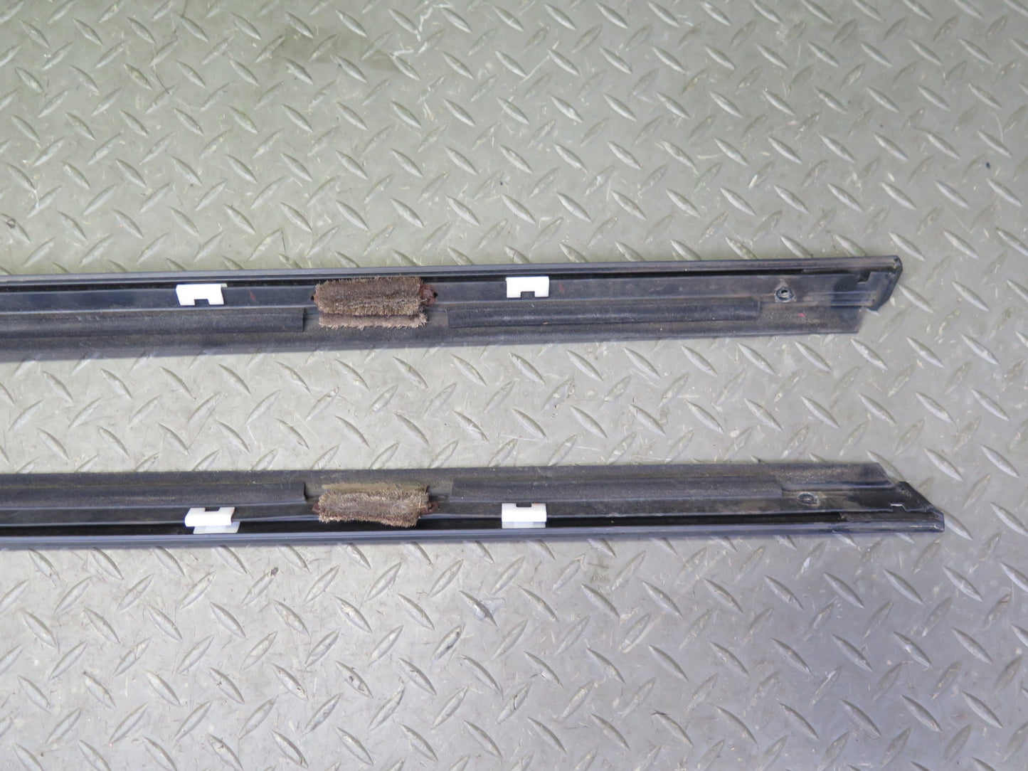 86-92 Toyota Supra MA70L Set of 2 Door Window Weatherstrip Molding OEM