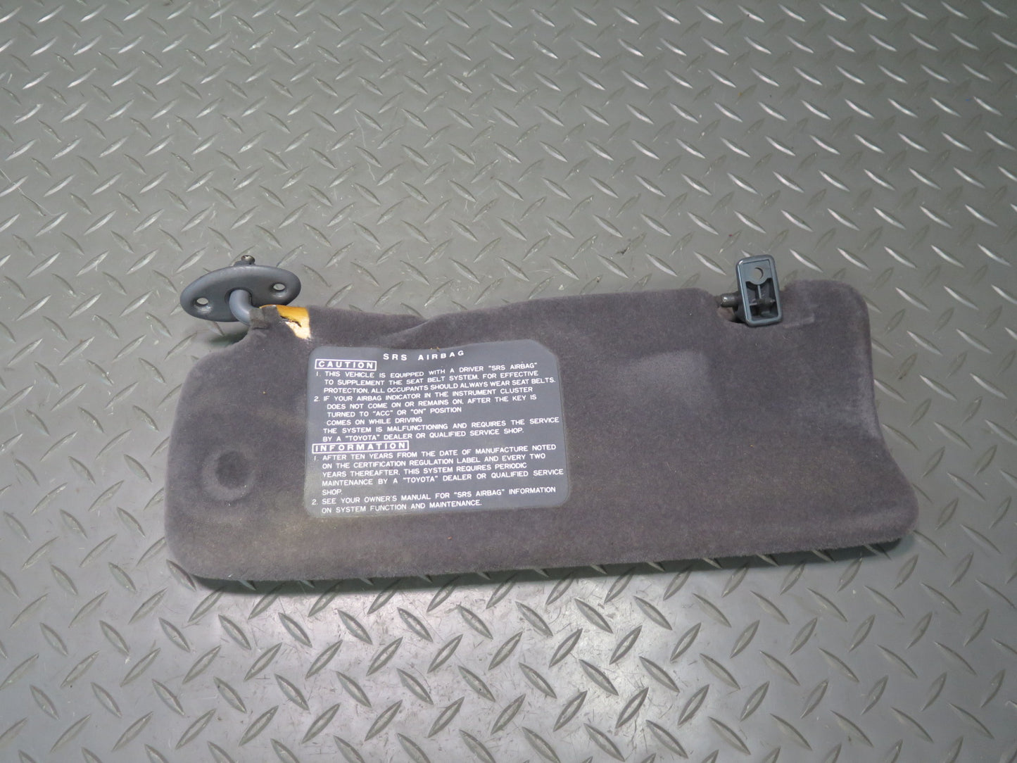 89-90 Toyota Supra MA70L Set of 2 Front Left & Right Sun Visor OEM