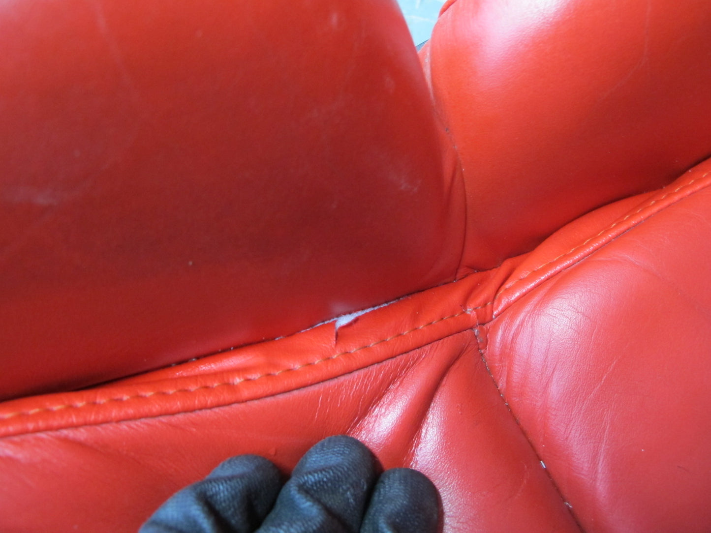 1993 Chevrolet Corvette C4 40TH Anniversary Set of 2 Front Leather Seat RED OEM