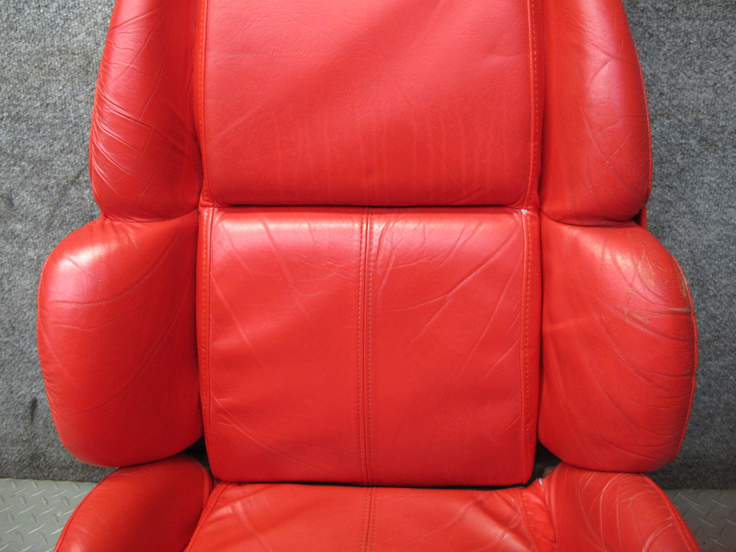 1993 Chevrolet Corvette C4 40TH Anniversary Set of 2 Front Leather Seat RED OEM