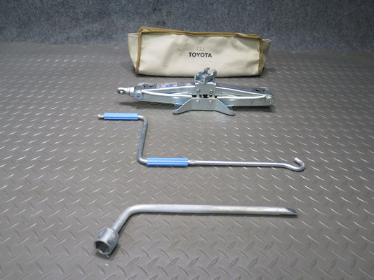 86-92 Toyota Supra MA70L Emergency Spare Tire Lift Jack Wrench Case Set OEM