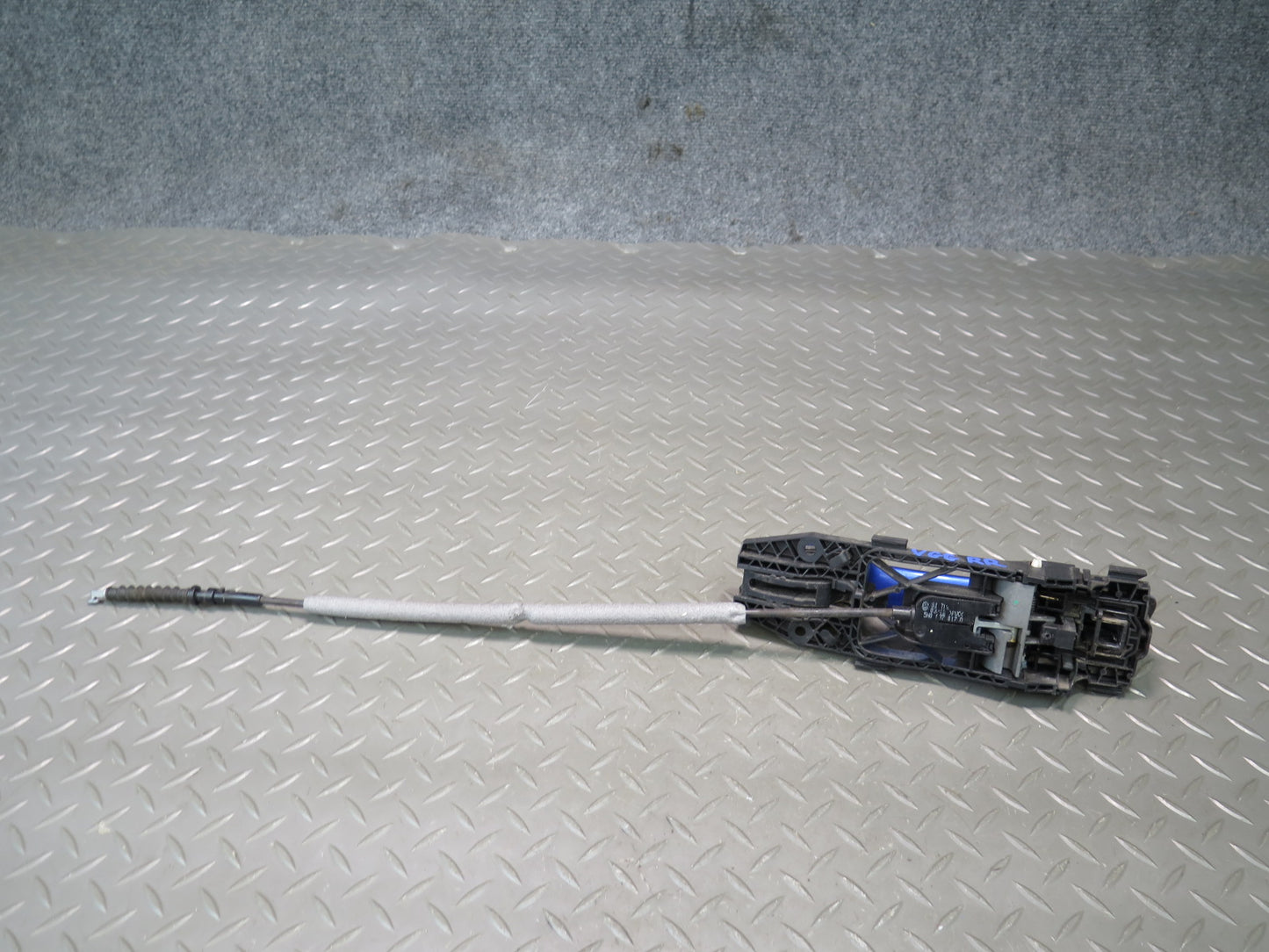 10-14 VW Golf GTI R MK6 4DOOR Rear Right Exterior Door Handle Blue OEM