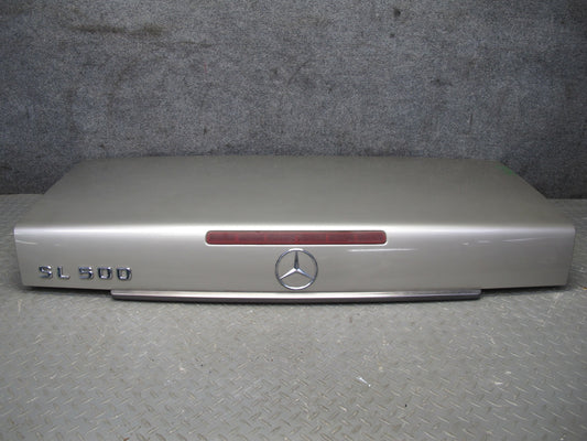 94-02 Mercedes R129 Sl-class Rear Trunk Deck Lid Shell Panel Smoke Silver OEM