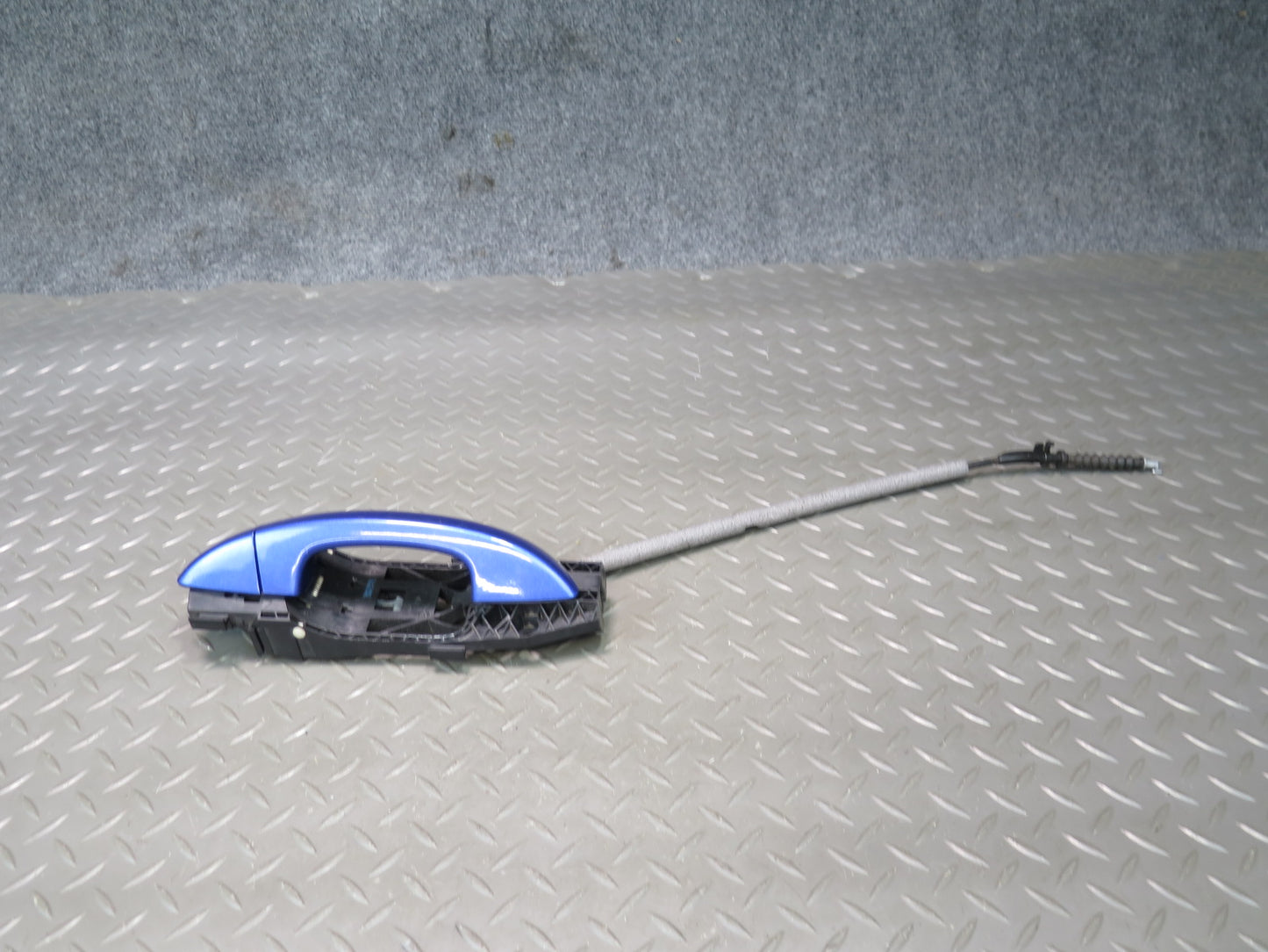 10-14 VW Golf GTI R MK6 4DOOR Rear Left Exterior Door Handle Blue OEM