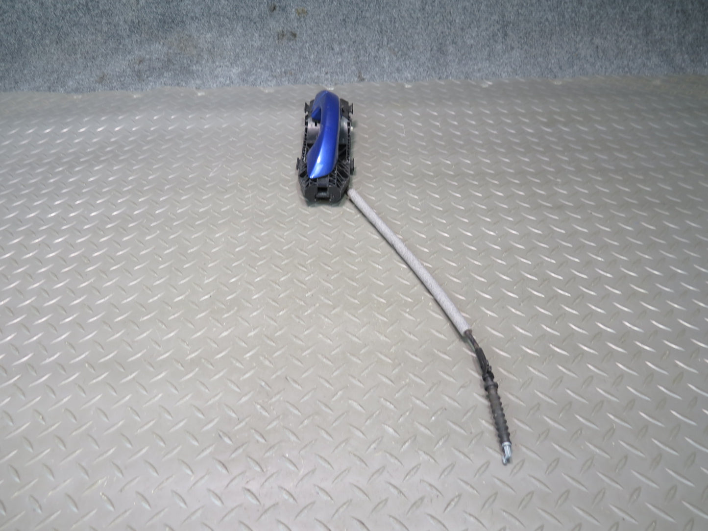 10-14 VW Golf GTI R MK6 4DOOR Rear Left Exterior Door Handle Blue OEM