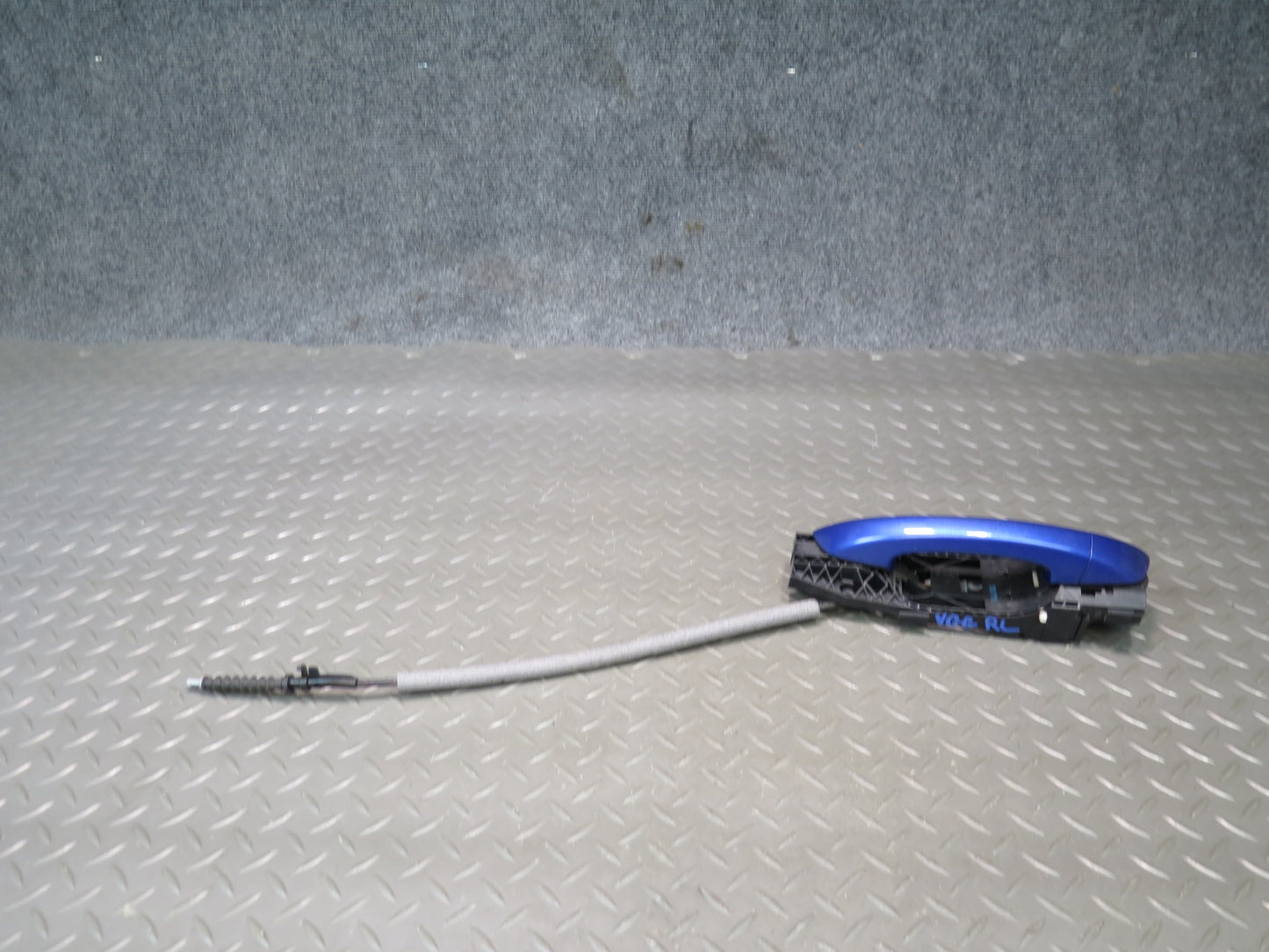 10-14 VW Golf GTI R MK6 4DOOR Rear Left Exterior Door Handle Blue OEM