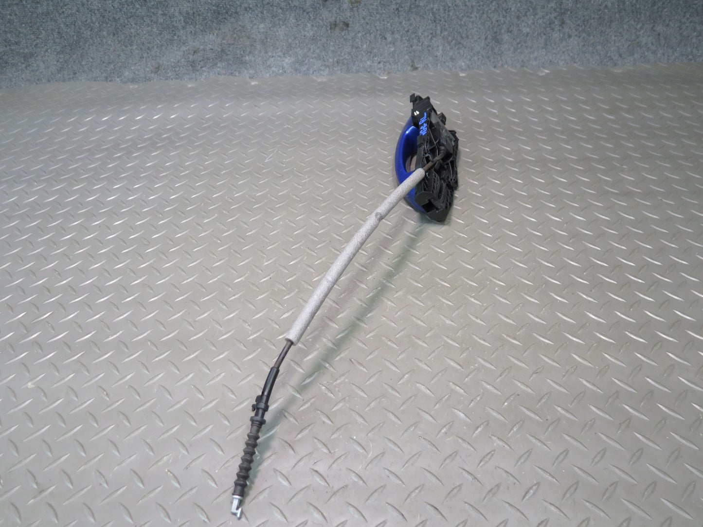 10-14 VW Golf GTI R MK6 4DOOR Rear Left Exterior Door Handle Blue OEM