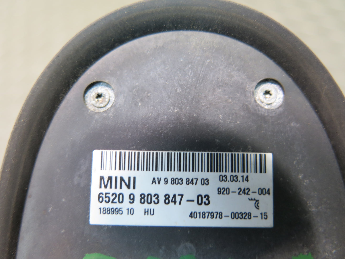 11-15 Mini Cooper R60 R61 Roof Radio Antenna 9803847 OEM