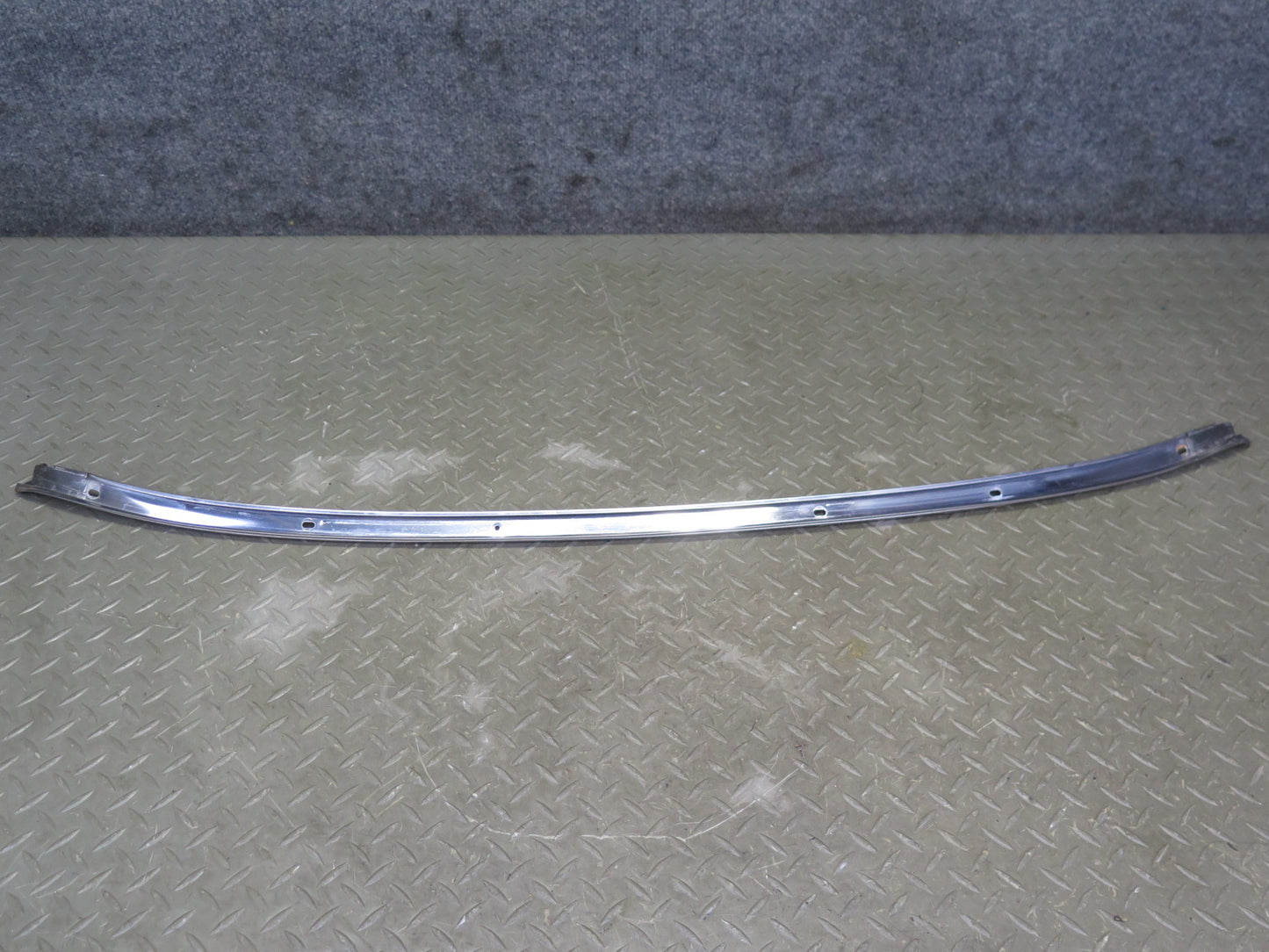 87-92 Toyota Supra MA70L Targa Roof Chrome Window Weatherstrip Guide Set OEM