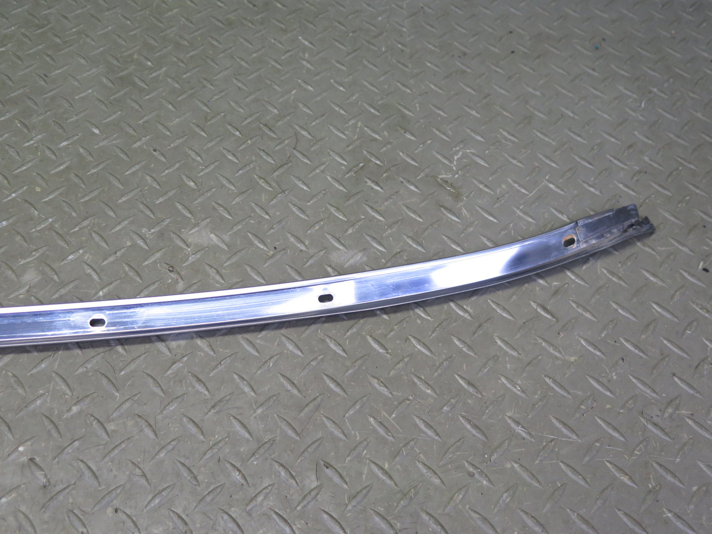 87-92 Toyota Supra MA70L Targa Roof Chrome Window Weatherstrip Guide Set OEM