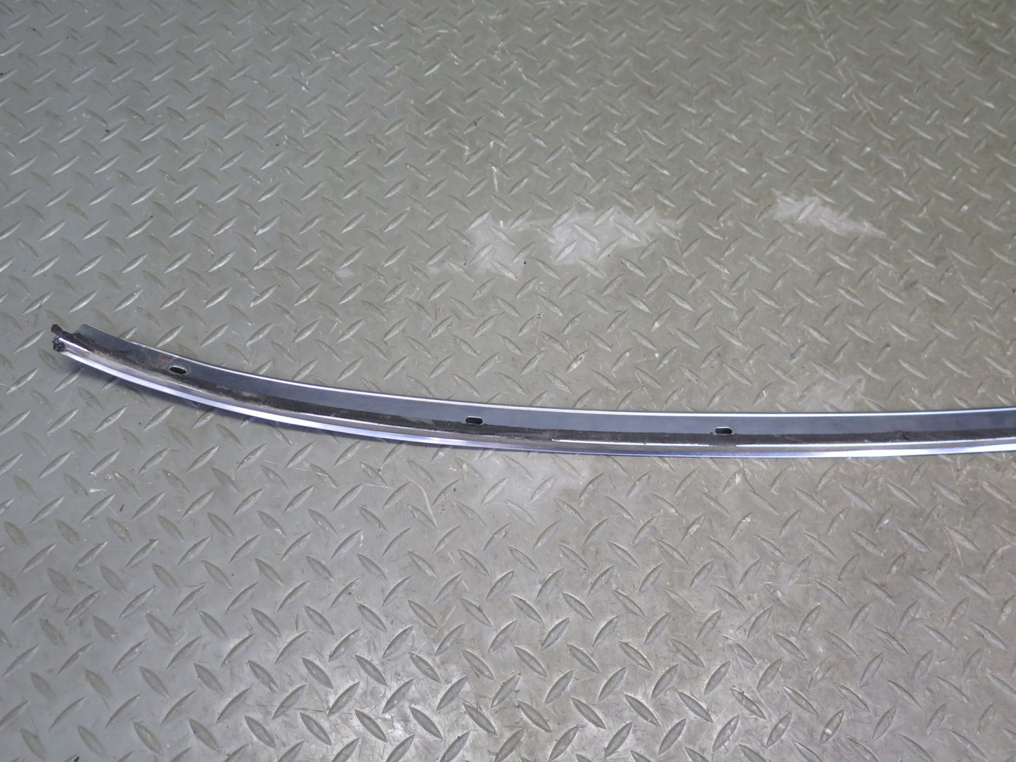 87-92 Toyota Supra MA70L Targa Roof Chrome Window Weatherstrip Guide Set OEM