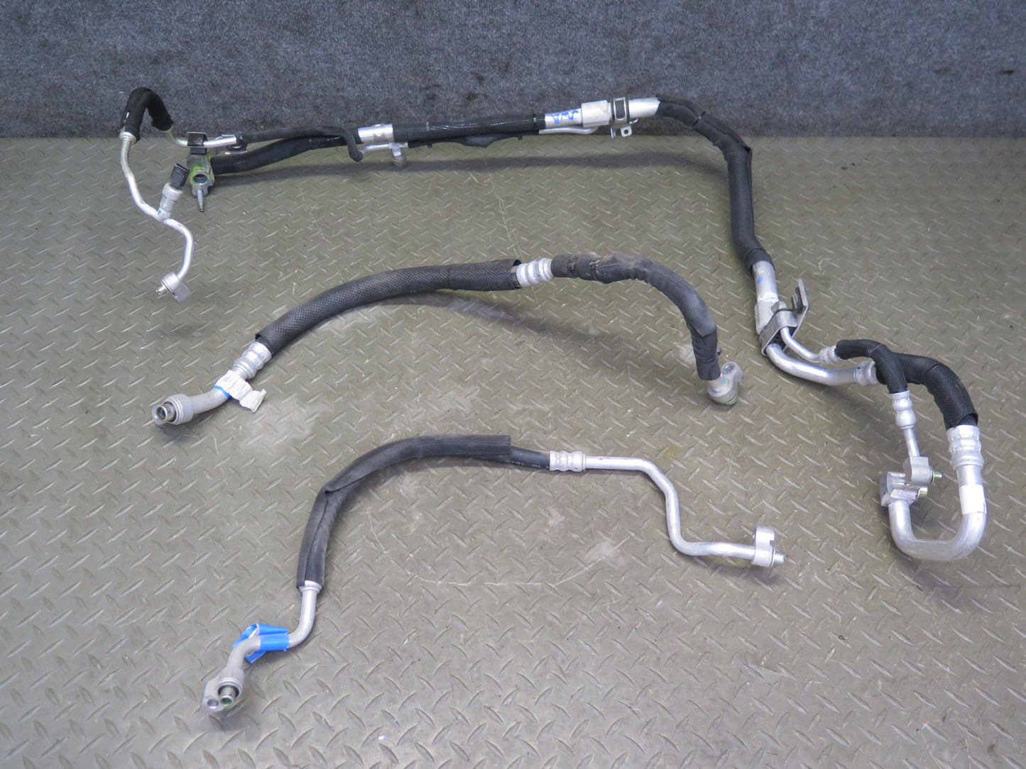 18-23 Jeep Wrangler JL 3.6L Set of 3 A/C Air Condition  Hose Pipe Line OEM