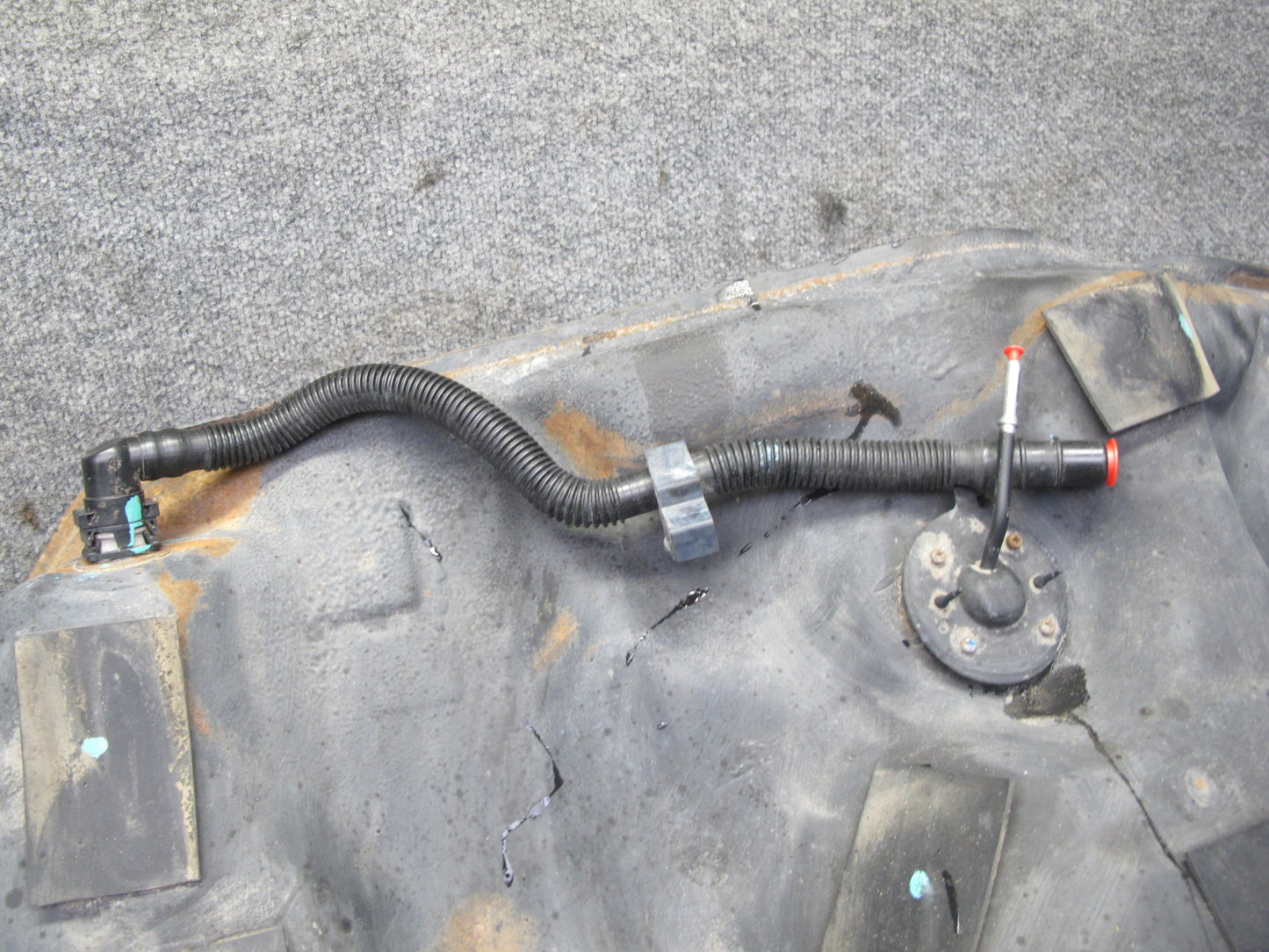 2008 Lexus USE20L Is-f Fuel Tank Reservoir w Heat Shield Assembly OEM