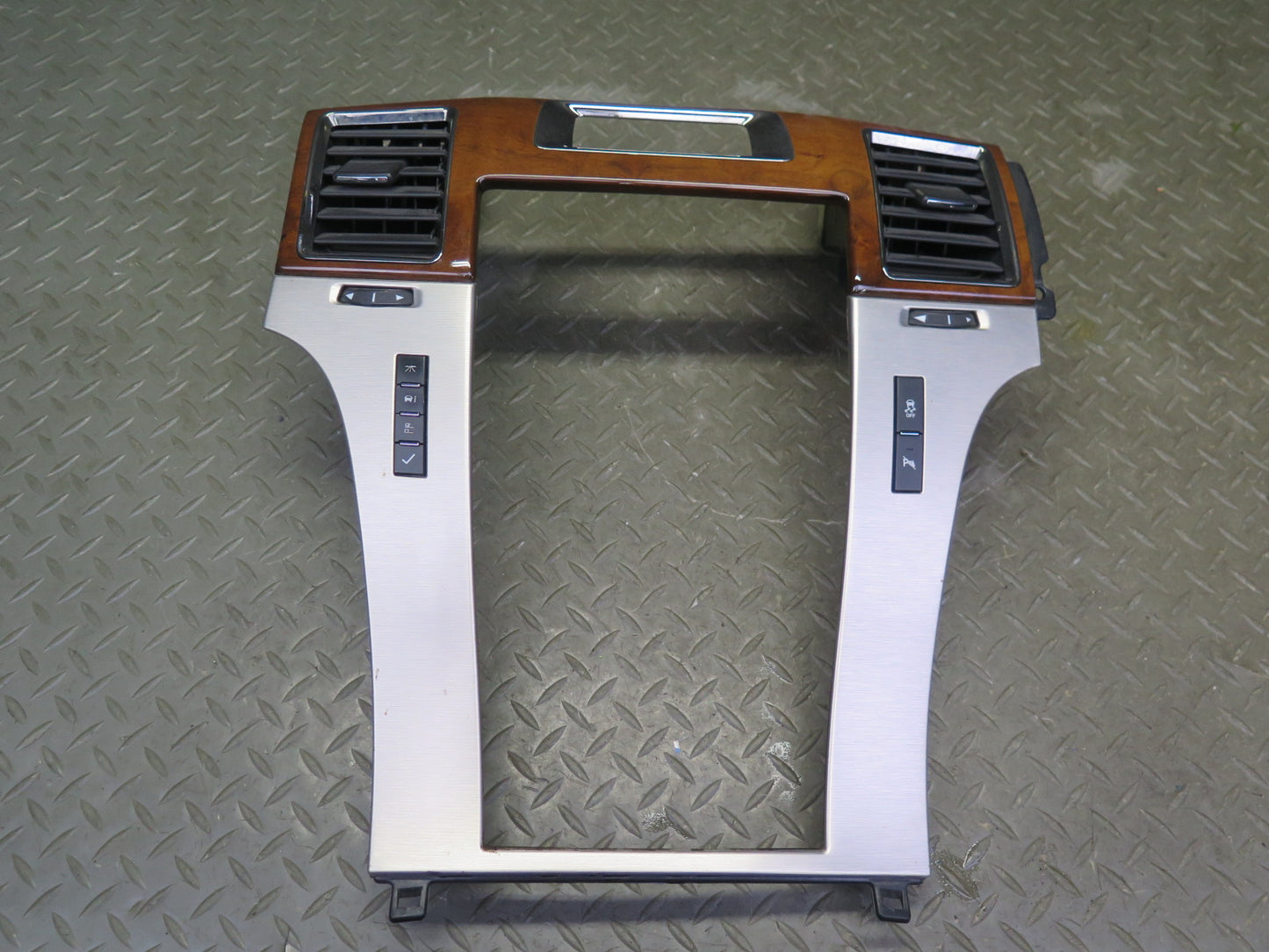 2013-2014 Cadillac Escalade Platinum Dash Console Storage Wood Trim Panel Set