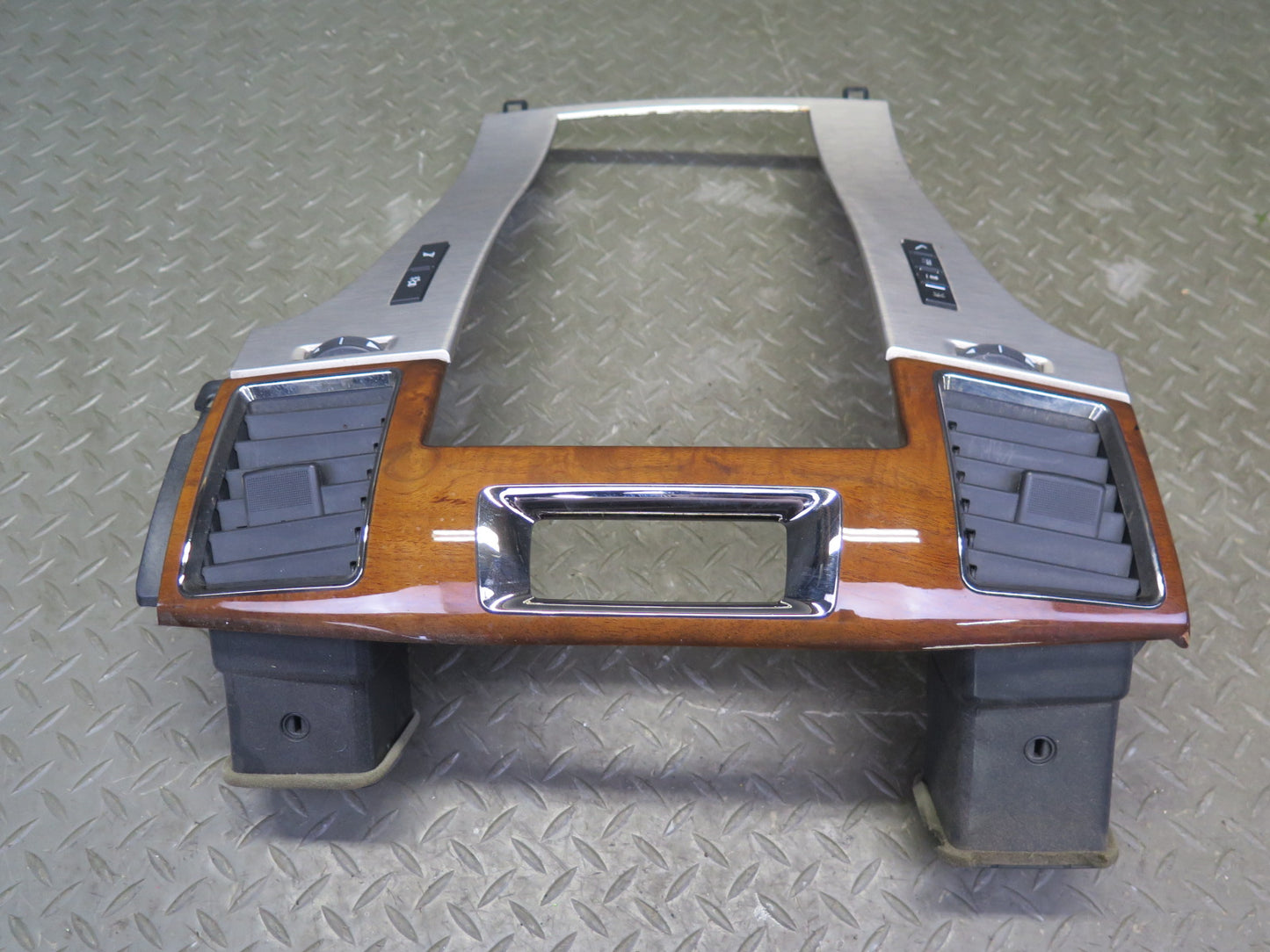 2013-2014 Cadillac Escalade Platinum Dash Console Storage Wood Trim Panel Set