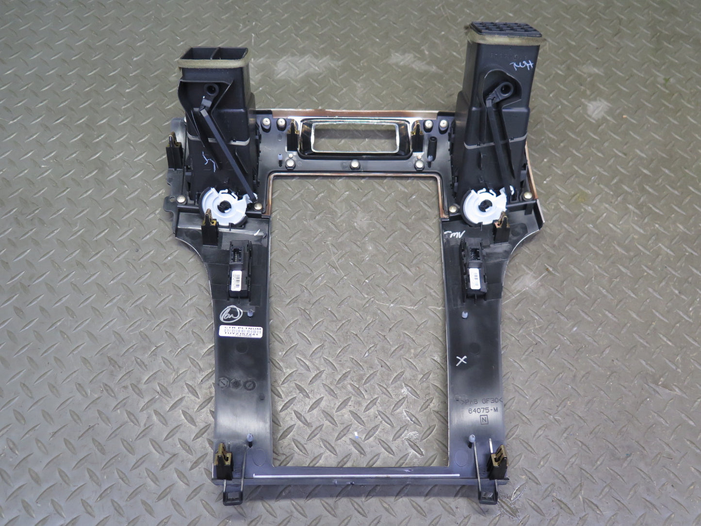 2013-2014 Cadillac Escalade Platinum Dash Console Storage Wood Trim Panel Set