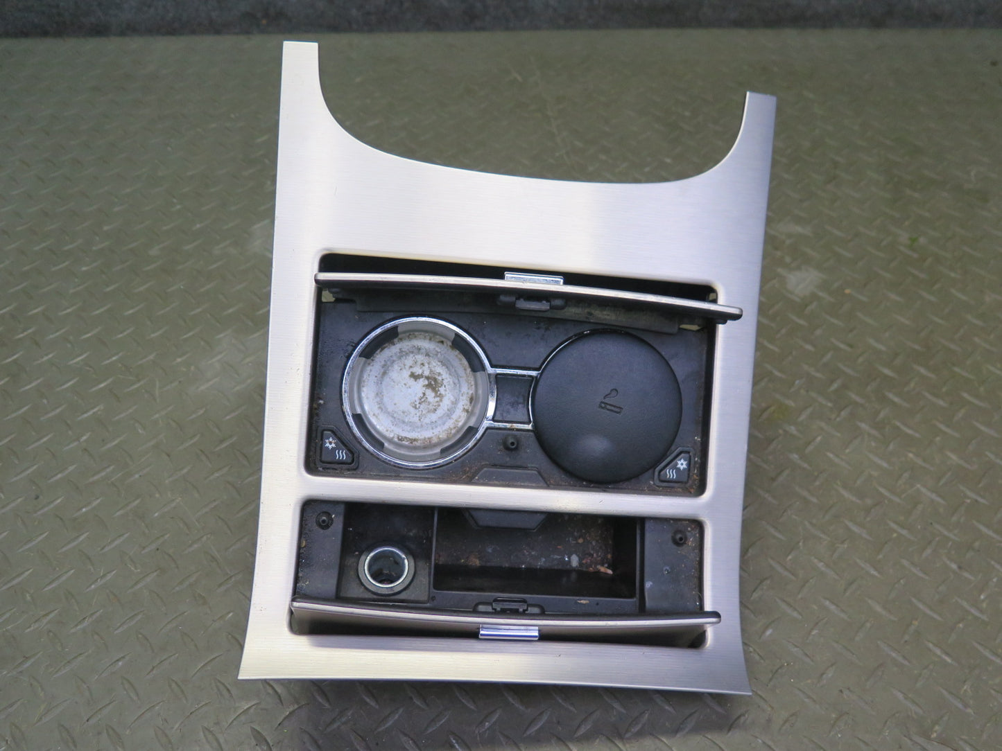 2013-2014 Cadillac Escalade Platinum Dash Console Storage Wood Trim Panel Set