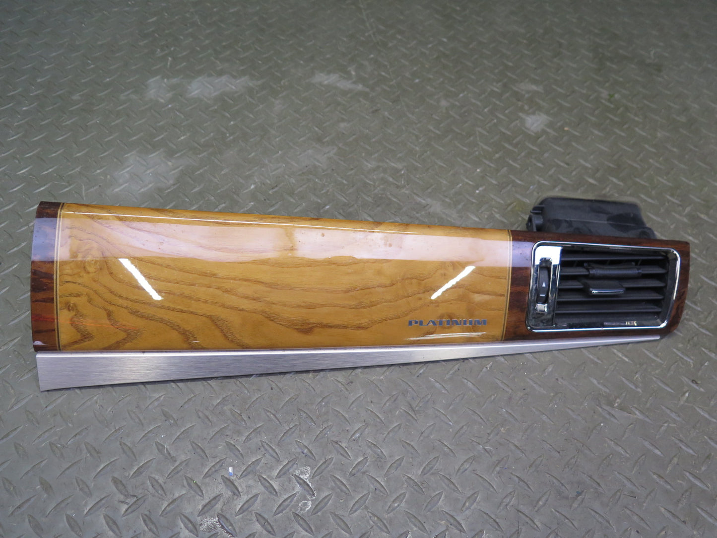 2013-2014 Cadillac Escalade Platinum Dash Console Storage Wood Trim Panel Set