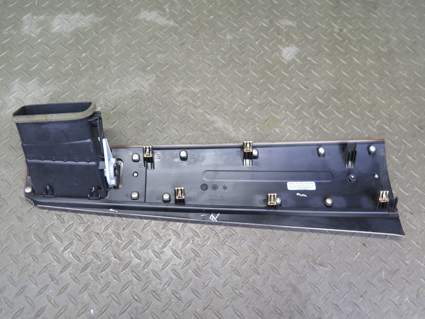 2013-2014 Cadillac Escalade Platinum Dash Console Storage Wood Trim Panel Set